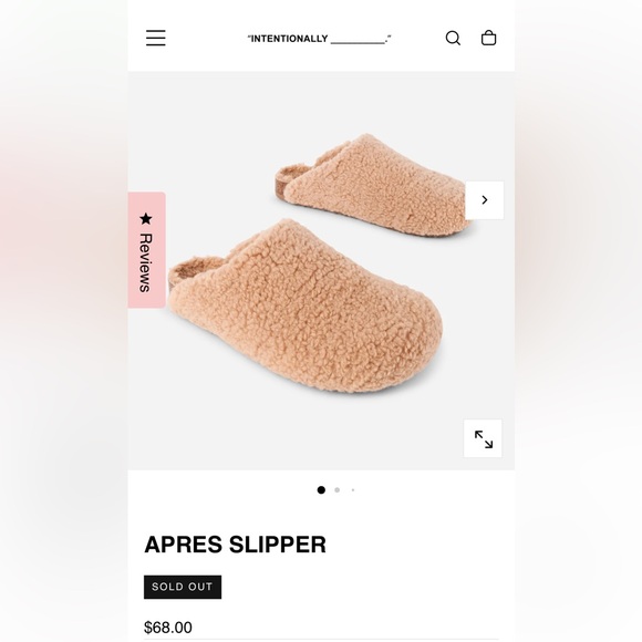 INTENTIONALLY BLANK Tan Apres Slipper - Picture 1 of 8